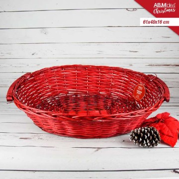 ABM CESTO VIMINI ROSSO...
