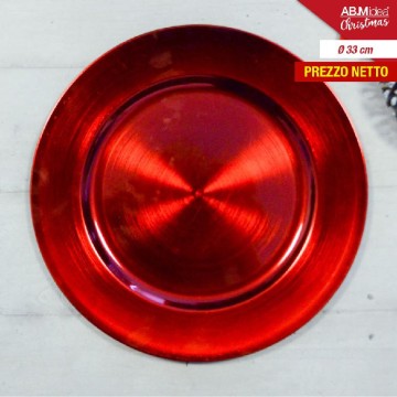 ABM SOTTOPIATTO CM.33 ROSSO...