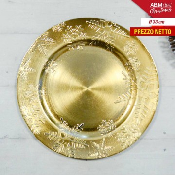 ABM SOTTOPIATTO CM.33 ORO...