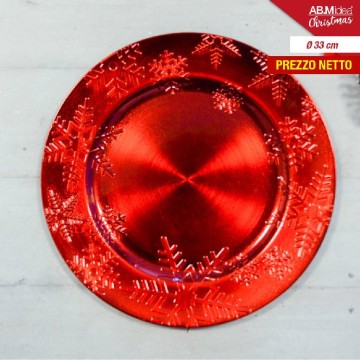 ABM SOTTOPIATTO CM.33 ROSSO...