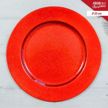 ABM SOTTOPIATTO CM.33 ROSSO...