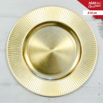 ABM SOTTOPIATTO CM.33 ORO...