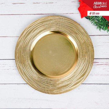 ABM SOTTOPIATTO CM.33 ORO...
