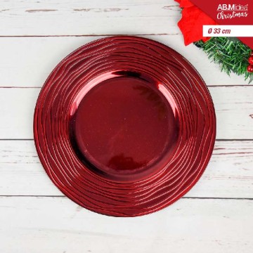 ABM SOTTOPIATTO CM.33 ROSSO...