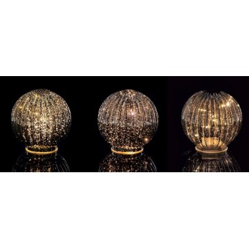 STAR SFERA NATALE VETRO LED...