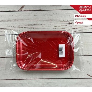 ABM VASSOIO NATALE ROSSO...
