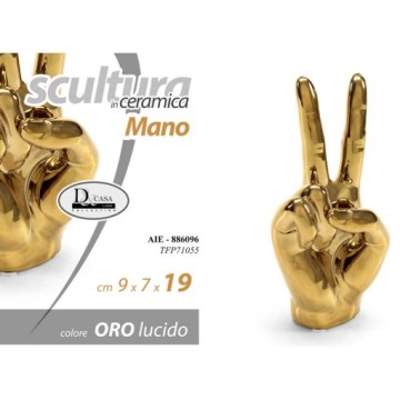 GICOS STATUA MANO ORO...