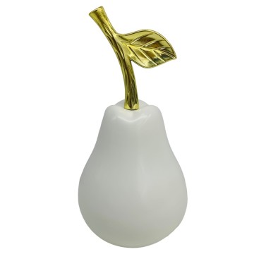 MMZ PERA BIANCO/ORO 11X11X21