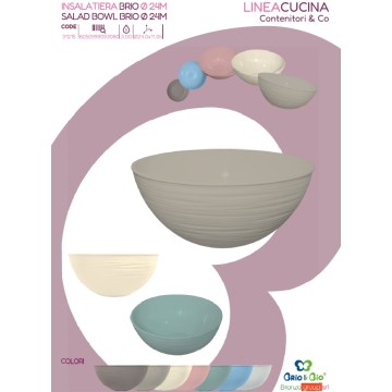 BRONZO INSALATIERA BRIO CM24