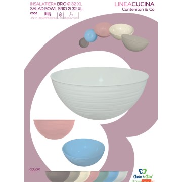 BRONZO INSALATIERA BRIO CM32