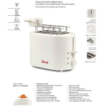 GIRMI TOSTAPANE 950W TP21