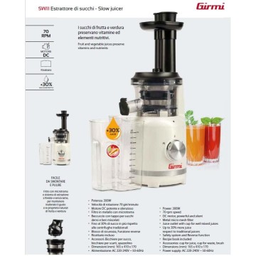 GIRMI ESTRATTORE SUCCHI SW11