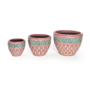 MCR CACHEPOT SET.3 CERAMICA...
