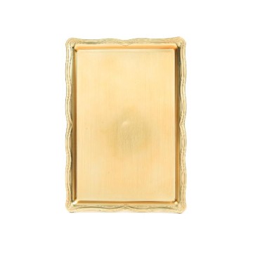 MCR VASSOIO PLASTICA ORO...