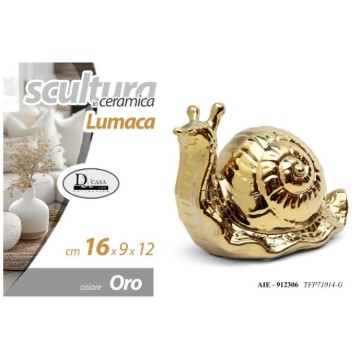 GICOS STATUA LUMACA ORO 15...