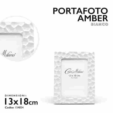 MMZ PORTAFOTO AMBER BIANCO...