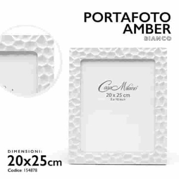 MMZ PORTAFOTO AMBER BIANCO...