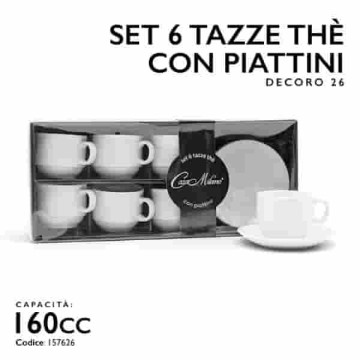 MMZ CONF.6 TAZZE THE'C/P...