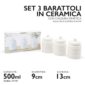 MMZ TRIS BARATTOLI CERAMIC...