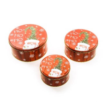 TRIS SCATOLE NATALE IN LATTA