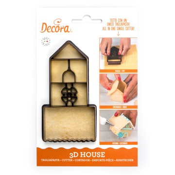 DECORA TAGLIAPASTA CASETTA 3D