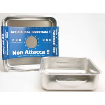 STEEL LASAGNERA ALTA 36X36...