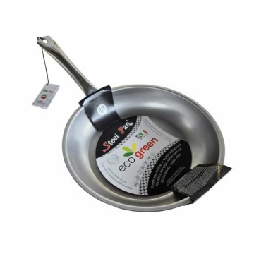 STEEL PADELLA INOX CM.28 1M...