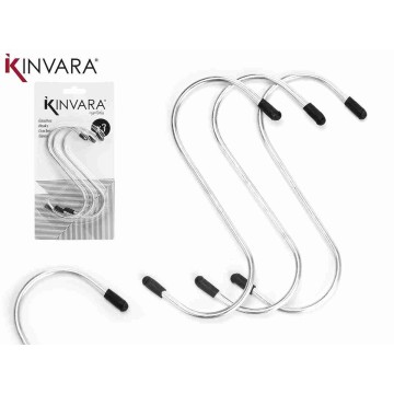 ARTE SET 3 GANCI METALLO 86896