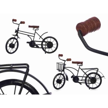 ARTE STATUA BICICLETTA NERA