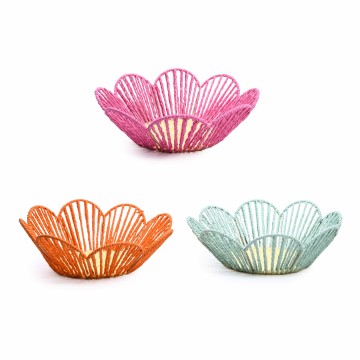 MCR CESTINO FIORE METALLO...