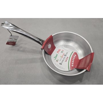 STEEL PADELLA INOX CM.24 1M...