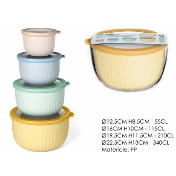 GNT SET.4 CONTENITORI TONDI...