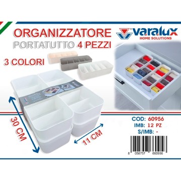 ICS ORGANIZER MULTIUSO 4 PEZZI
