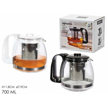 GNT TISANIERA VETRO 700ML ASS.