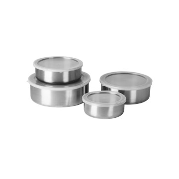 GNT SET 4 CONTENITORI INOX...