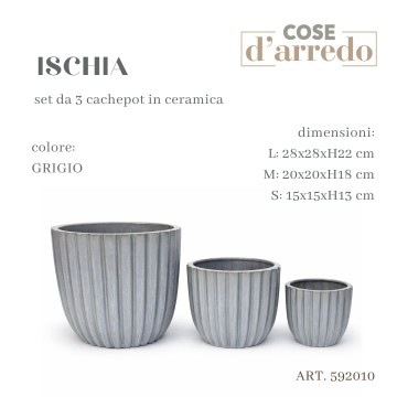 CSN SET 3 CACHEPOT 15/20/28...