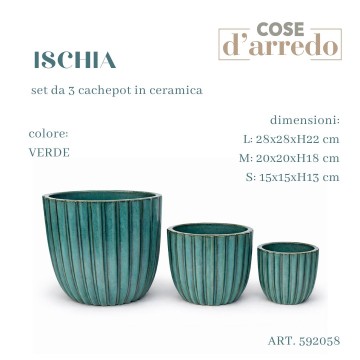 CSN SET 3 CACHEPOT 15/20/28...