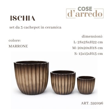 CSN SET 3 CACHEPOT 15/20/28...