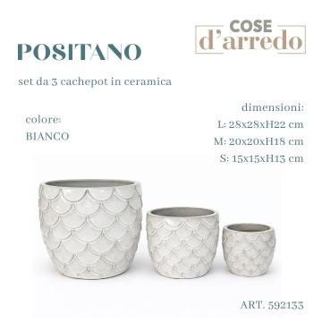 CSN SET 3 CACHEPOT 15/20/28...