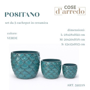 CSN SET 3 CACHEPOT 15/20/28...