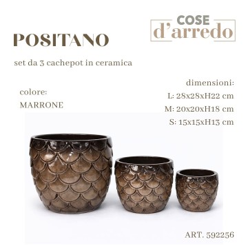CSN SET 3 CACHEPOT 15/20/28...