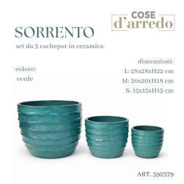 CSN SET 3 CACHEPOT 15/20/28...