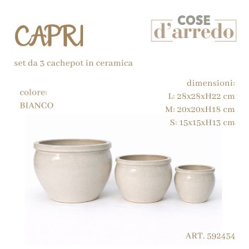CSN SET 3 CACHEPOT 15/20/28...