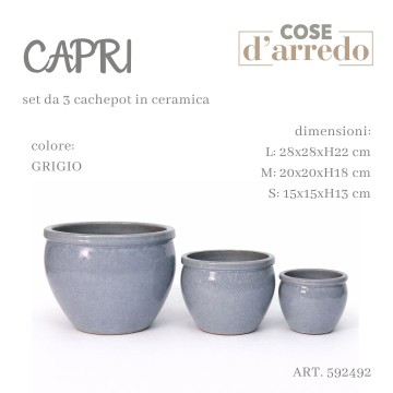 CSN SET 3 CACHEPOT 15/20/28...
