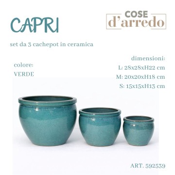 CSN SET 3 CACHEPOT 15/20/28...