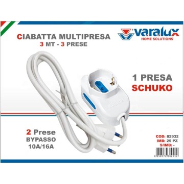 ICS CIABATTA MULTIPRESA 3MT...