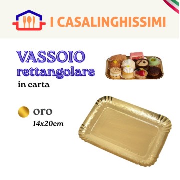 ICS VASSOIO ORO RETT 15X20,5