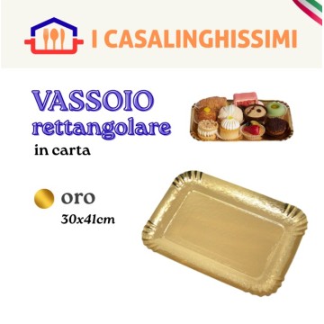 ICS VASSOIO ORO RETT 31X42