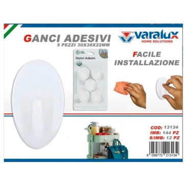 ICS GANCIO ADESIVO 5 PZ.