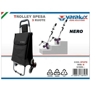 ICS CARRELLO SPESA 3 RUOTE...